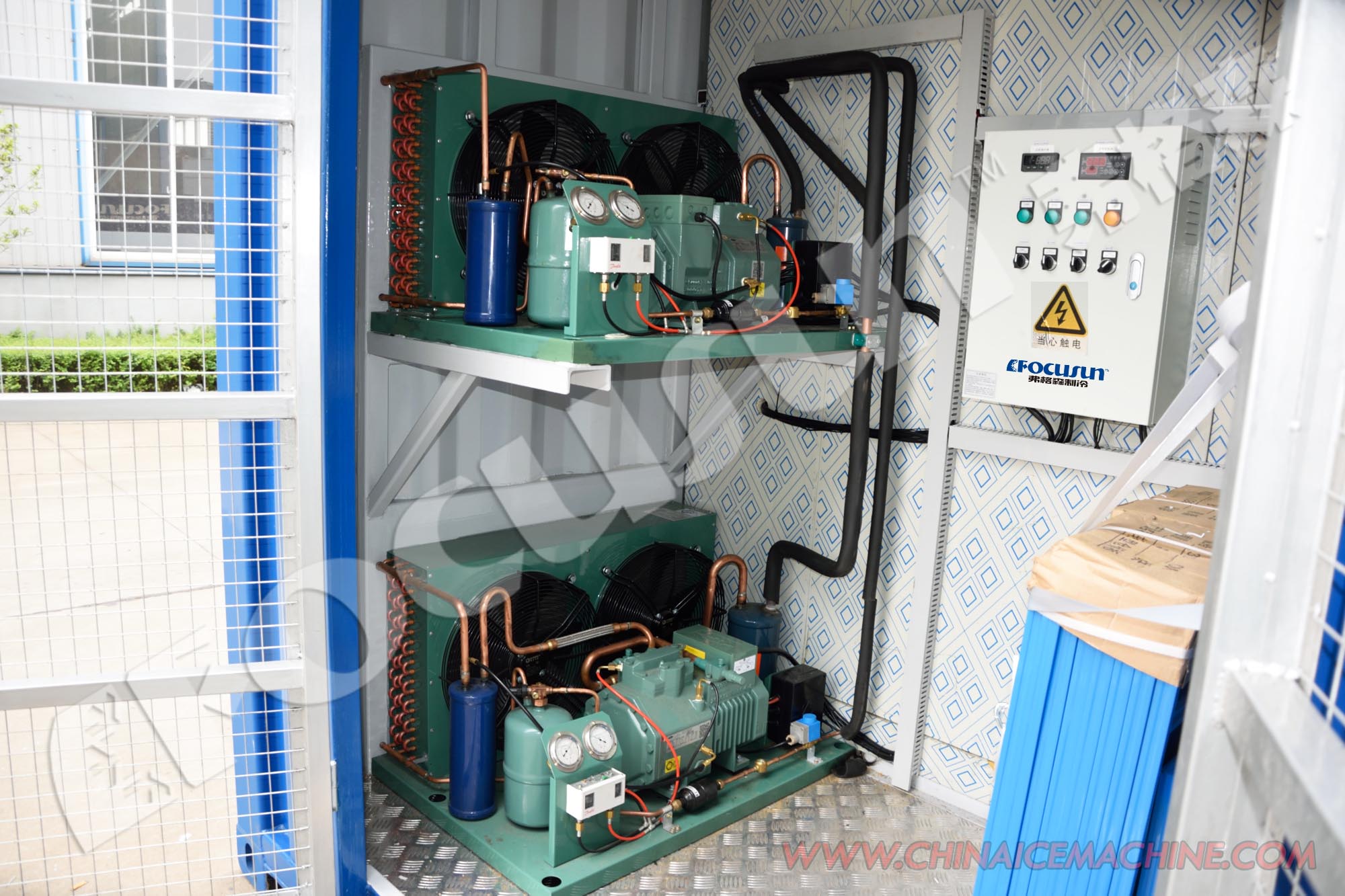 20ft Containerized Cold Room of Color Steel Plate and Bitzer Compressor Ready to Ship