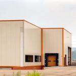 Portal Frame Steel Structure Warehouse , Prefabricated Metal Warehouse Buildings