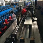Gear Box Steel Ceiling Roll Forming Machine for purlin Cassette Type
