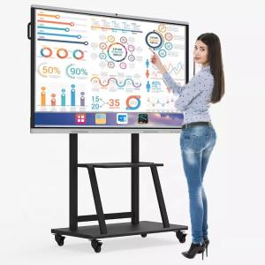 Quality Large Interactive Whiteboard 86 Inch Touch Screen All In One wholesale