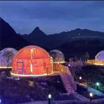 Anti Noise Transparent Igloo Tent Portable Bubble Tent In Homestays