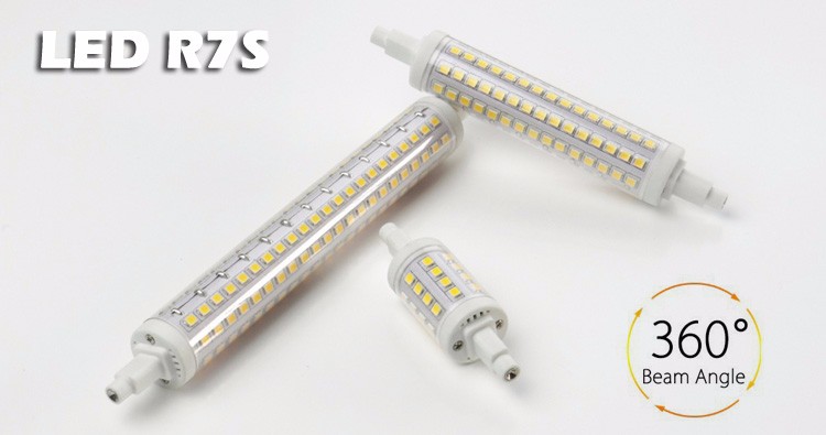 High Lumen 118mm Dimmable 10W smd2835 R7s Led Double Ended Tungsten Halogen Bulb