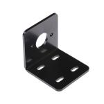 Nonstandard Metal Bracket Fabrication for Customized Black Wood Connection
