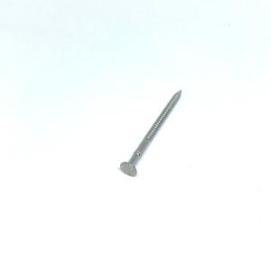 Quality 3.35X50MM Checkered Flat Head Ring Shank Stainless Steel Nails wholesale