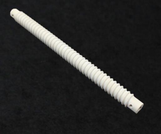 Threaded Mullite Ceramics Tube Screw Insulators Parts Refractory Kiln C610