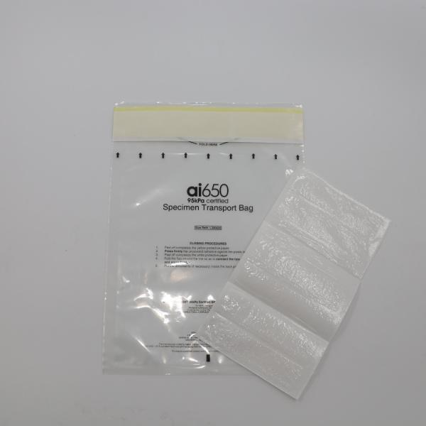 Wholesale Biohazard Specimen Bag Disposable Clear Transparent Specimen Retrieval