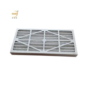 Quality G4 Frame Industrial Cardboard Air Pre Filter Pleated Panel Air Filter wholesale