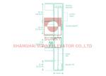 Machine Roomless Safety Freight Elevator 330V / 220V 50HZ