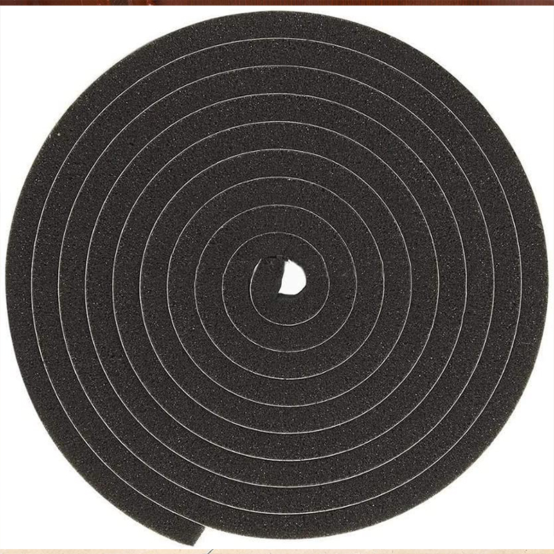 Flat Shape High Density Closed Cell Foam Seal for Sound Proofing Doors and Windows