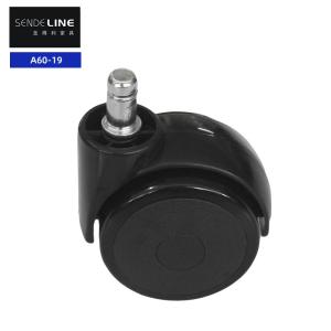 Quality 60mm Nylon Office Chair Wheels Replacement Furniture Mute Casters wholesale