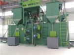 Horizontal Feed System Industrial Shot Blaster Conveyor Type 550mm Height