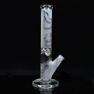 Quality 12inch Clear Straight Tube / Borosilicate Percolator Ice Bong wholesale