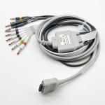 10 Lead 20Pin Banana 4.0 EKG Cable Compatible Edan ECG SE-1515 DX12 Holter Cable
