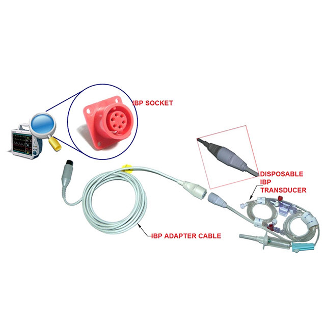 Medical IBP Invasive Blood Pressure Transducer Sensor