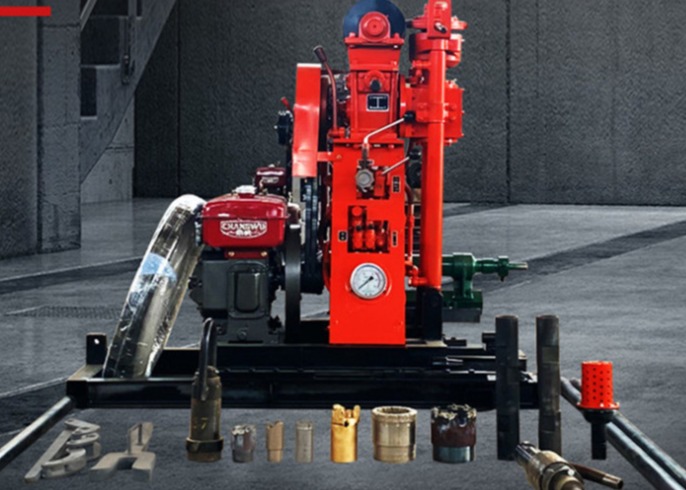 7.5kw St 50 Exploration Drilling Rig Rotary Portable Borehole 0-50m/H Drilling Speed