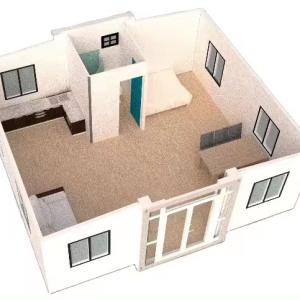 Quality Prefabricated 3 Bedroom Prefab House Plans For Warehouse Construction wholesale