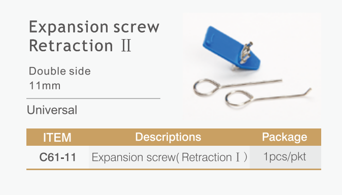 Universal Dental Orthodontic Expansion Screw Retraction II For Teeth Treatment