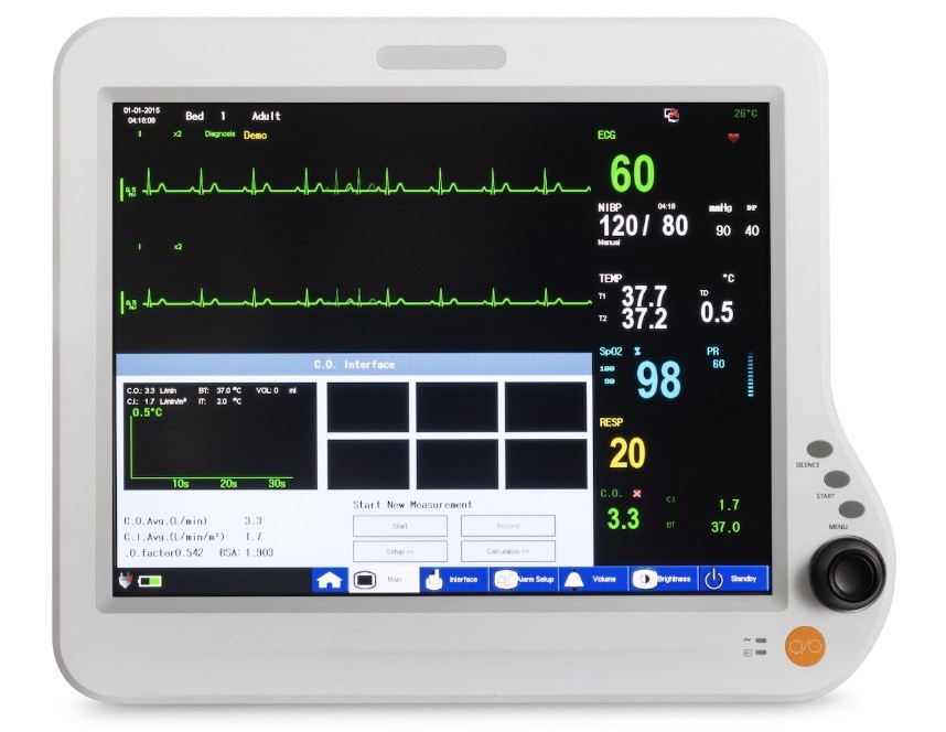 Pediatric Neonate ICU Cardiac Monitor For Hospital Ambulance