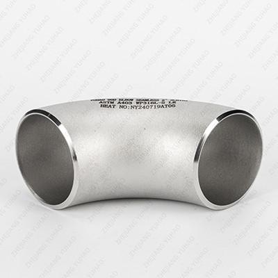 Cheap DN10-DN750 SCH10-SCH160 Stainless 90 Degree Elbow SS Butt Welded Pipe Fittings for sale
