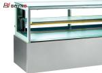 Front Glass Commercial Japanese Cake Display Fridge Showcase 2- Layers Bakery