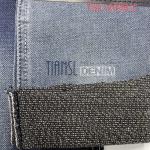 Double Layer Knit Like Indigo Denim Jeans Material 10 Oz Denim Fabric