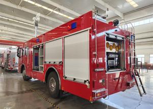 Quality Six Seats Lighting Fire Truck with 12 Meter Lift Light Tower for Night Rescue wholesale