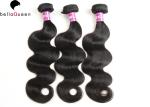 Smooth No Chemical Brazilian Virgin Hair / Body Wave Hair Weft No Splits