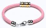 Leather Bracelet, Stainless Steel Clasp