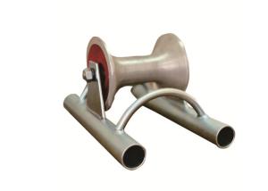 Quality 10KN Galvanized Nylon Sheave Cable Pulling Pulley wholesale