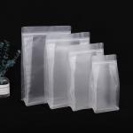 Smooth PET Resealable Flat Bottom Gusset Bags