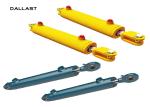 6 Inch Hydraulic Lift Cylinder Hoist Piston Type , Double Acting Telescopic