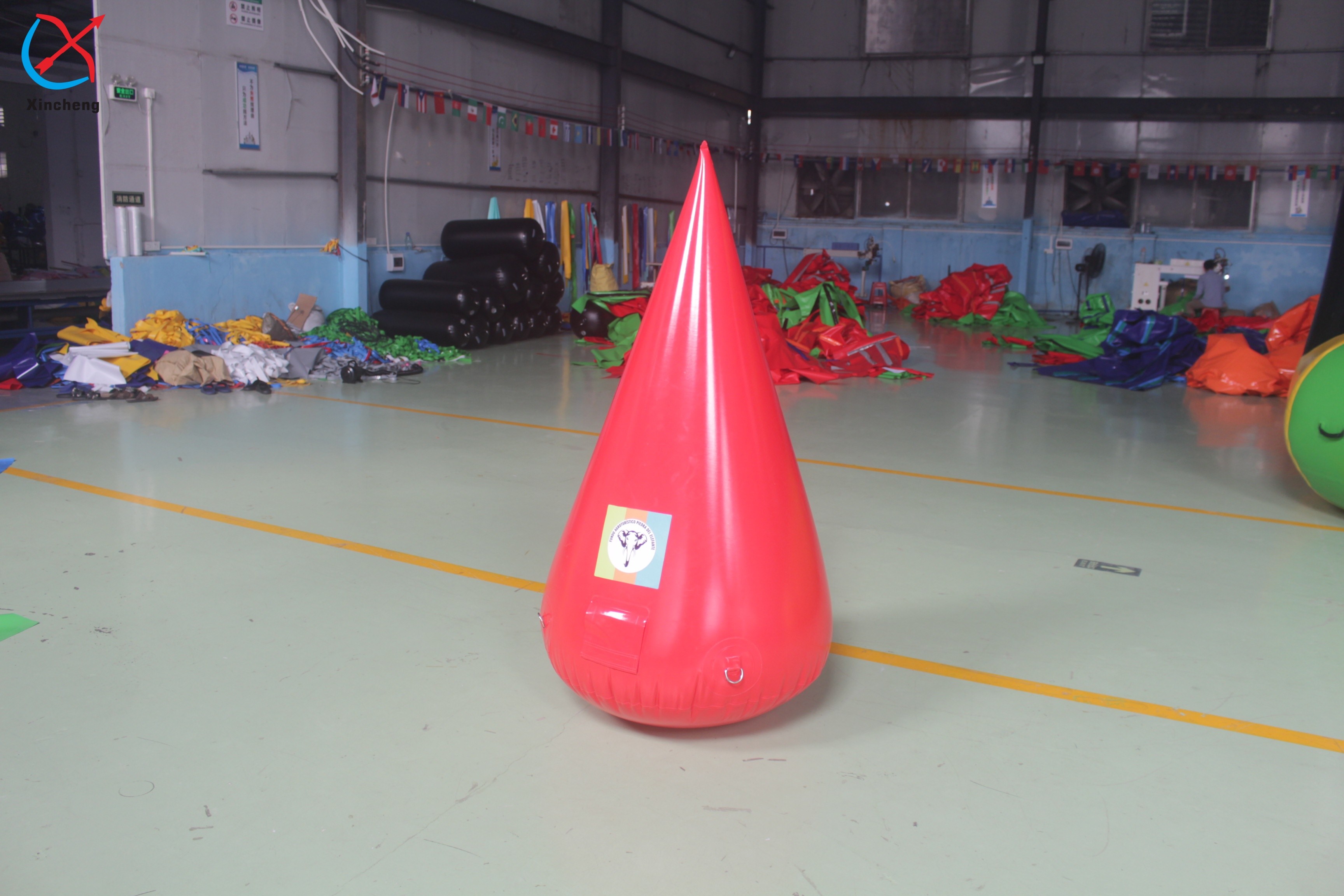 Custom Inflatable Swim Marker Air Triathlon Buoy Floating Water Race Equipment for Water Play