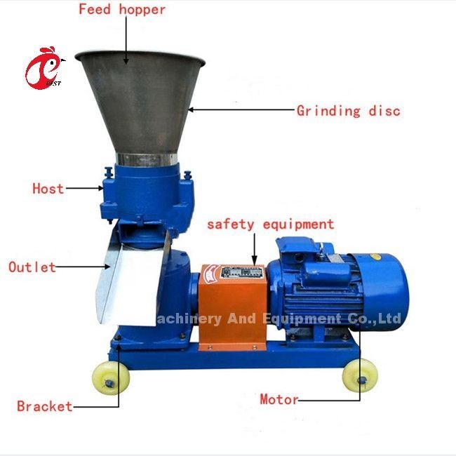 Small Single Phase Or Three Phase Poultry Feed Pellet Making Machine Emily