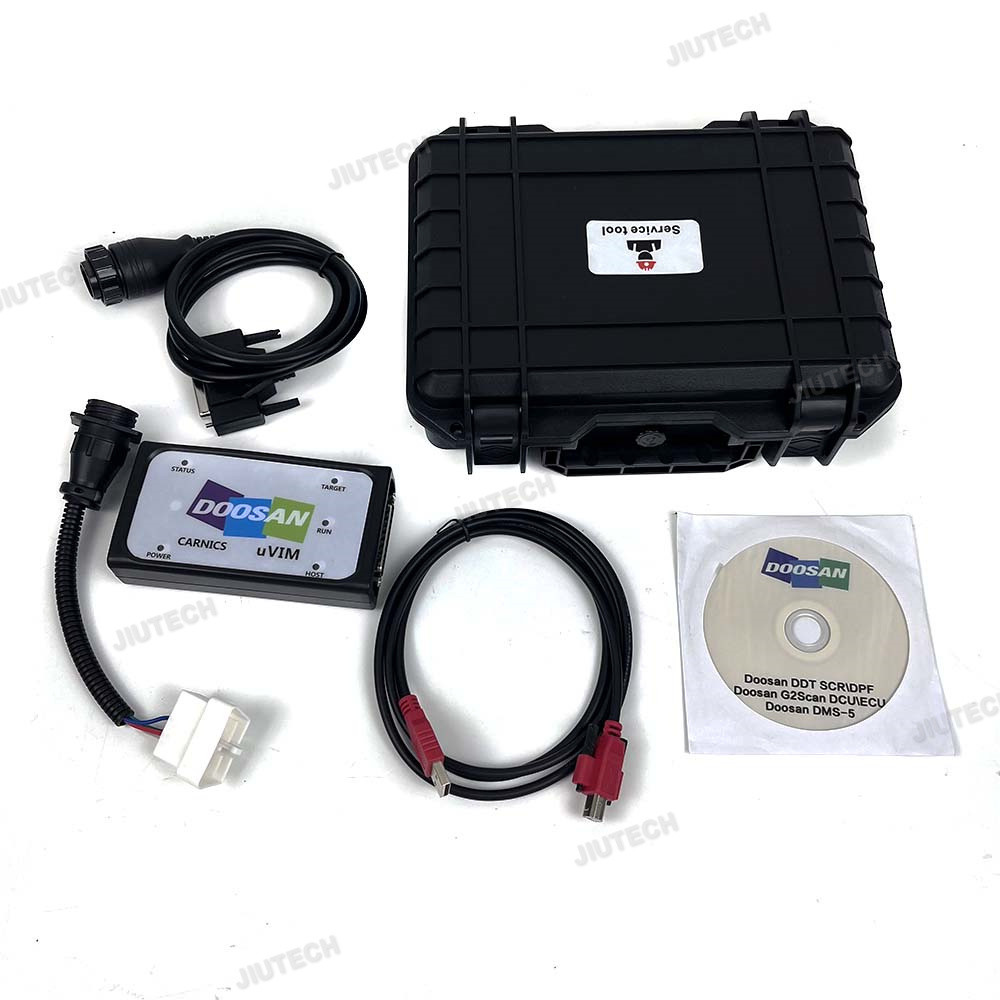 for Doosan Forklift Excavator Construction Engine Analyzer uVIM DMS-5 Machine EOL Hydraulic System Diagnostic Tool