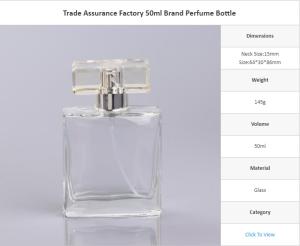 Quality perfume bottle wholesale