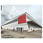 Large Span Prefab Metal Building Construction Auto CAD Curtain Wall Steel