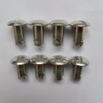 Universal Purpose 7/16" *.500 Dzus Button Silver Aluminum Sprint Car Fasteners