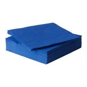 Quality Blue Coctail Napkin wholesale