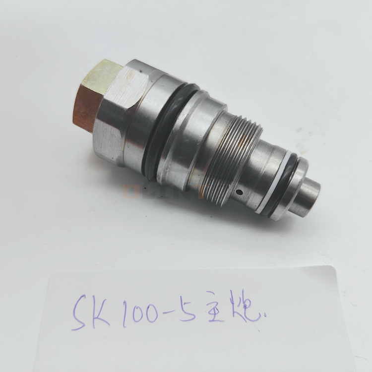 SK100-5 Excavator Main Relief Valve Digger Accessories For Construction Works