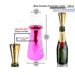 Light Weight Portable Wine Bottle Spout Champagne Sipper