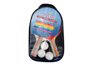Quality Transparent Bag Packing Table Tennis Set 7 Layer Poplar Wood with Reverse Rubber Sponge wholesale