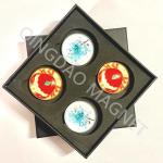 Dia 30mm SmFeN Decorative Refrigerator Magnets Permanent Magnet Assembly