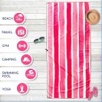 ODM Microfiber Fast Drying Beach Towels 40x72 Custom Digital Printing