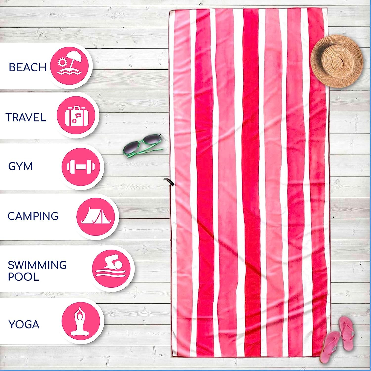 Modern Microfiber Sea Towel With High Absorbency In Style Within Sea