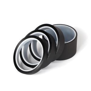 Quality 500mm Width Black Polyimide Adhesive Tape High Temperature Resistant wholesale