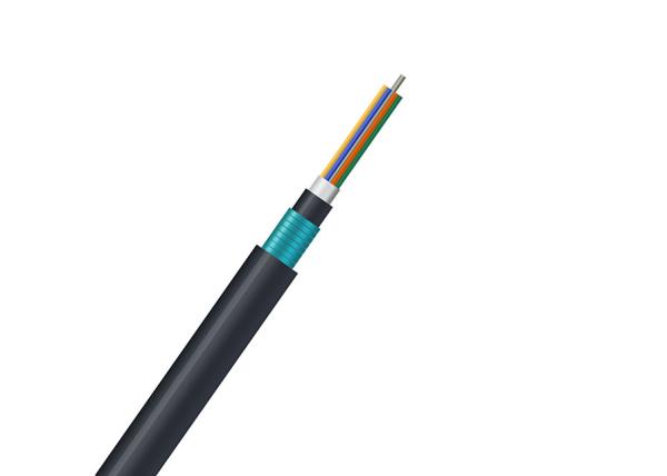Single Mode Fiber Optic Cable , Armoured Cable Outdoor Direct Buried GYFTY53