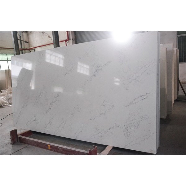 18MM Calacatta Quartz Stone For Bedroom Wall Cladding And Kitchen