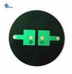 ZW-R70 Lightweight Silicon Solar PV Module 0.28W 3V Round Shape Epoxy Resin