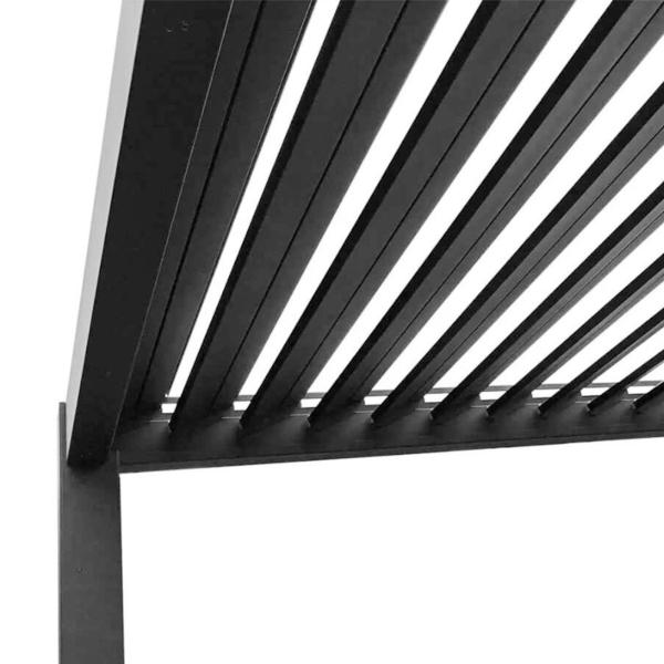 Outdoor Garden Villa Courtyard Pavilion with Louver Turning Aluminum Alloy