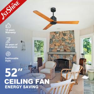 Quality Five Speed 52 Inch 3 Blade Ceiling Fan Saving Electricity 110V Low Voltage wholesale
